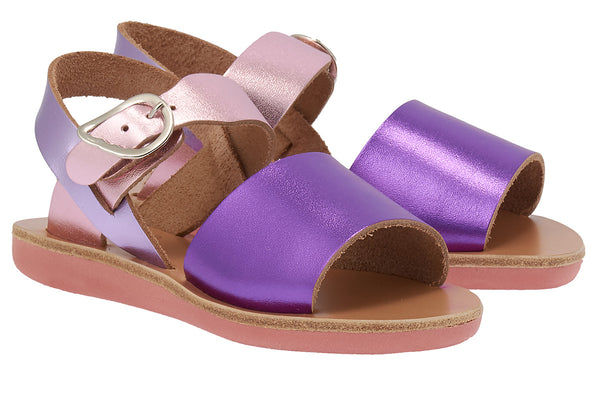 Ancient Greek Sandals Little Kaliroi Soft Pink / Lilac / Violet