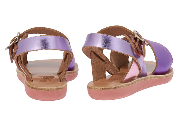 Ancient Greek Sandals Little Kaliroi Soft Pink / Lilac / Violet