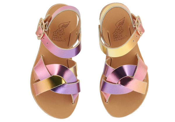 Ancient Greek Sandals Little Pallada Soft TROPICAL SUNSET