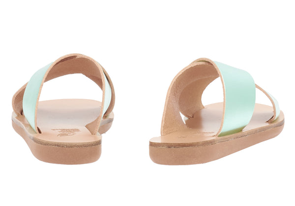 Ancient Greek Sandals Little Thais Soft Metallic Mint