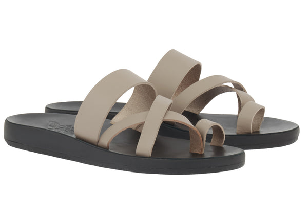 Ancient Greek Sandals Markos Comfort Cement / Black Sole