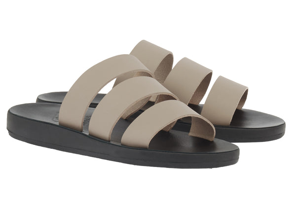 Ancient Greek Sandals Minas Comfort Cement / Black Sole