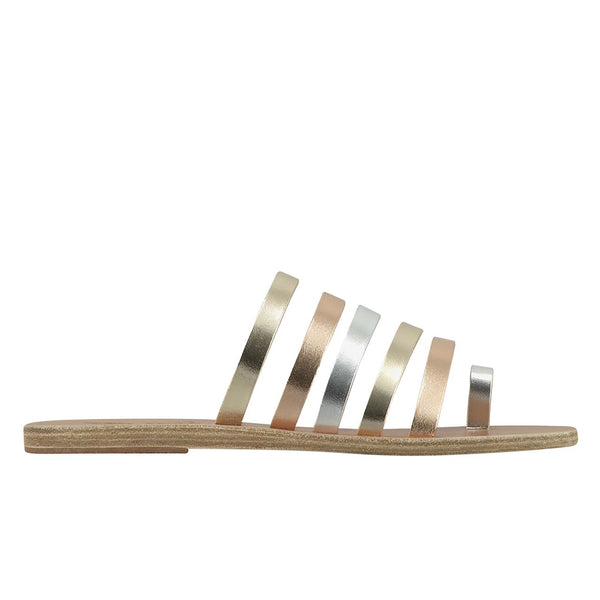ancient greek sandals Niki PINK METAL/SILVER/PLATINUM
