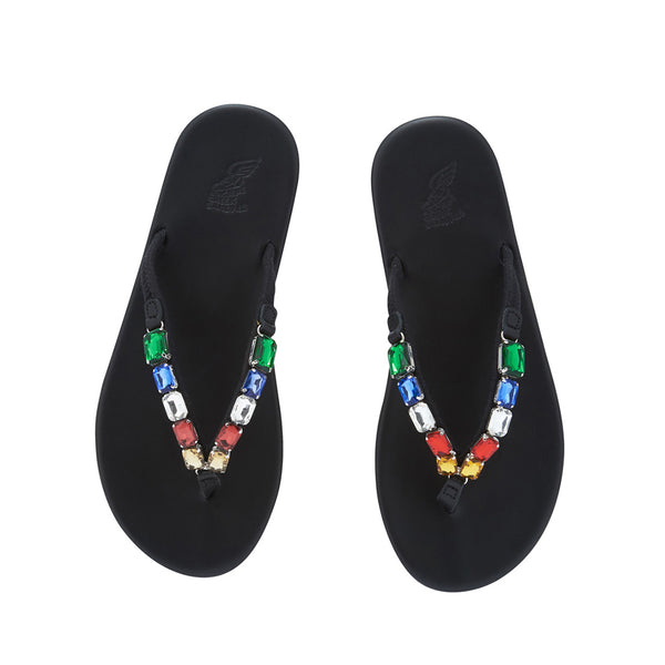 Ancient Greek Sandals Saionara Crystals Multi Colour