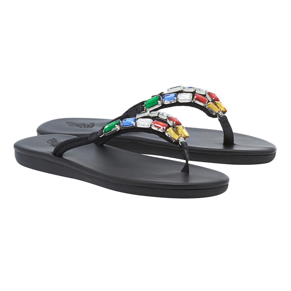 Ancient Greek Sandals Saionara Crystals Multi Colour