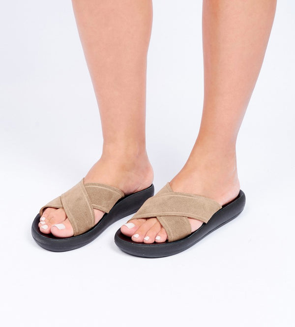 Ancient Greek Sandals Thais Comfort Sughero / Black Sole
