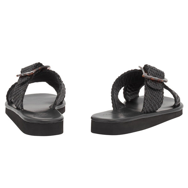 Ancient Greek Sandals Thais Rainbow Black / Tortoise Shell