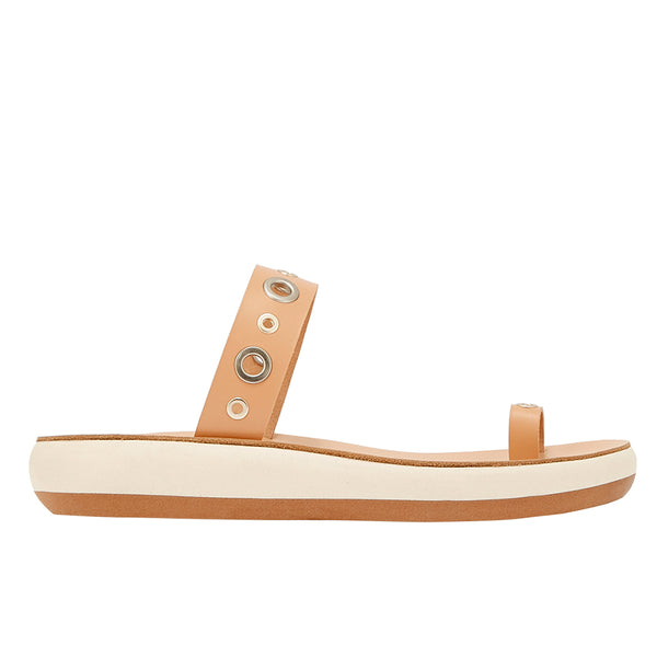 ancient greek sandals Thalia comfort eyelets Natural