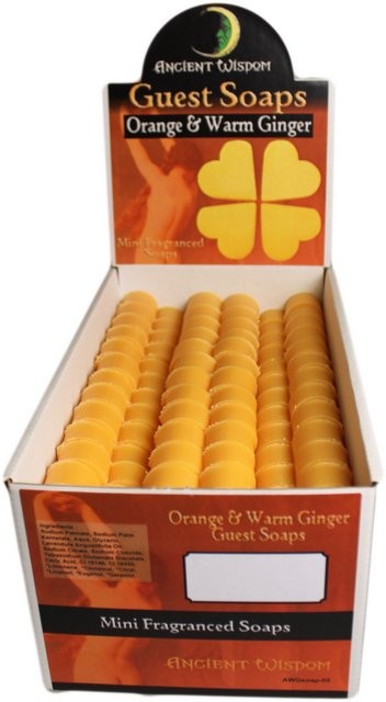 Ancient Wisdom 100x Heart Guest Soap - Orange & Warm Ginger