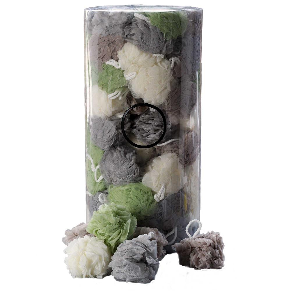 ancient wisdom 100x Tube of 100 Natural Tones Scrunchies 4 asst (display tube) - 50gm