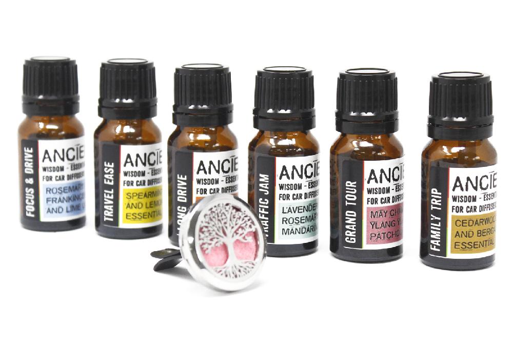 Ancient Wisdom 10ml Aromatherapy Car Blend - Focus & Drive