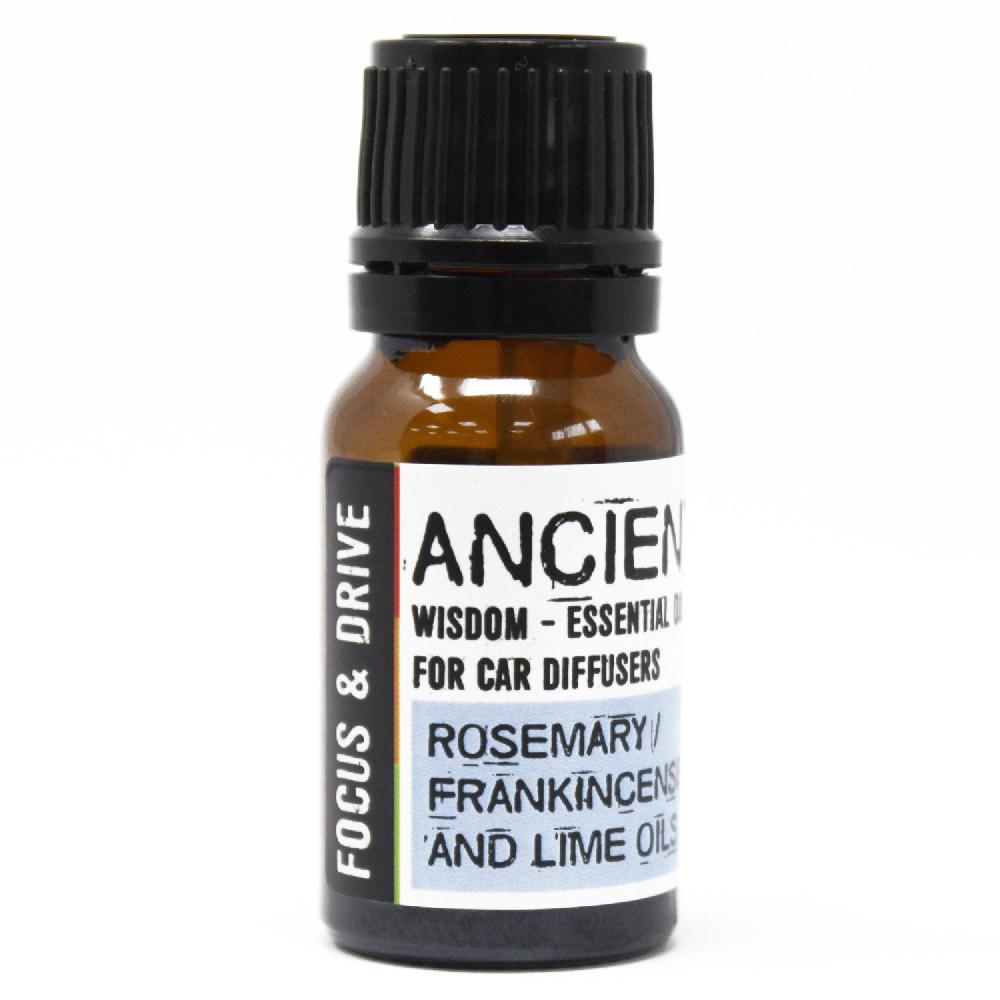 ancient wisdom 10ml Aromatherapy Car Blend - Focus & Drive