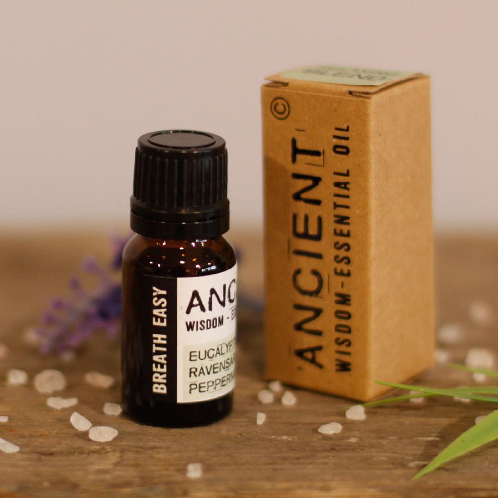 Ancient Wisdom 10x Breathe Easy Essential Oil Blend - Boxed - 10ml