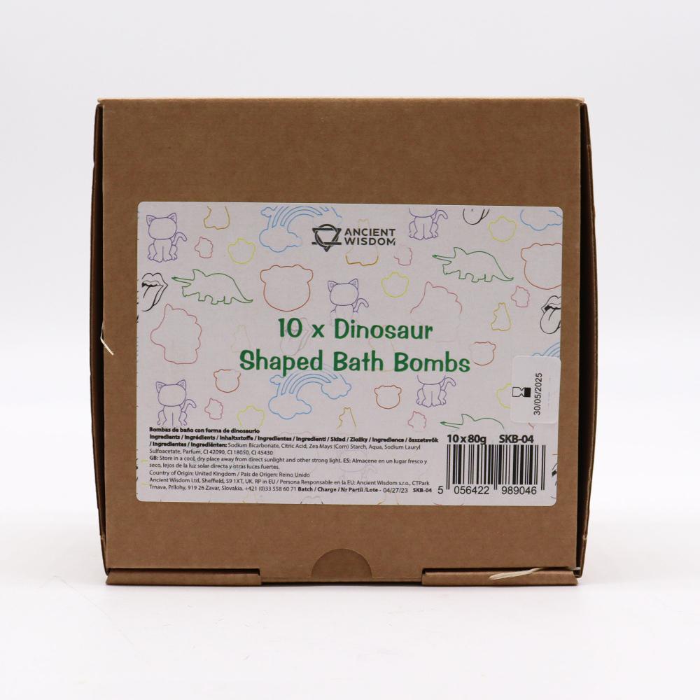 Ancient Wisdom 10x Dinosaur Bath Bomb 80g - Blueberry