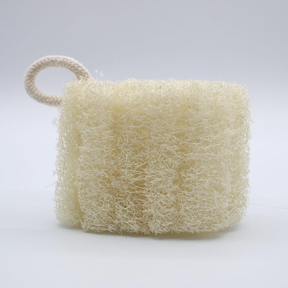 Ancient Wisdom 10x Egyptian Luxury Loofah With Cotton String - Non-Compressed - 8-12cm