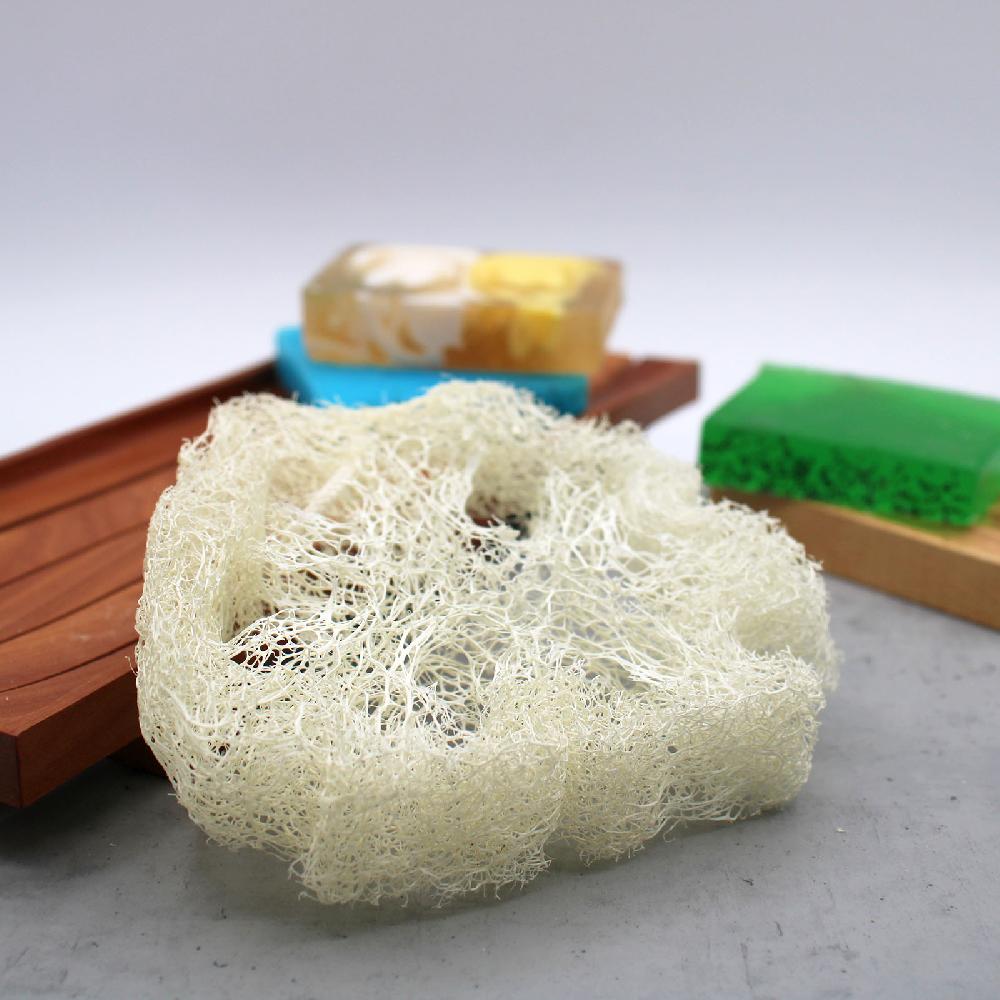 Ancient Wisdom 10x Egyptian Luxury Loofah With Cotton String - Non-Compressed - 2cm