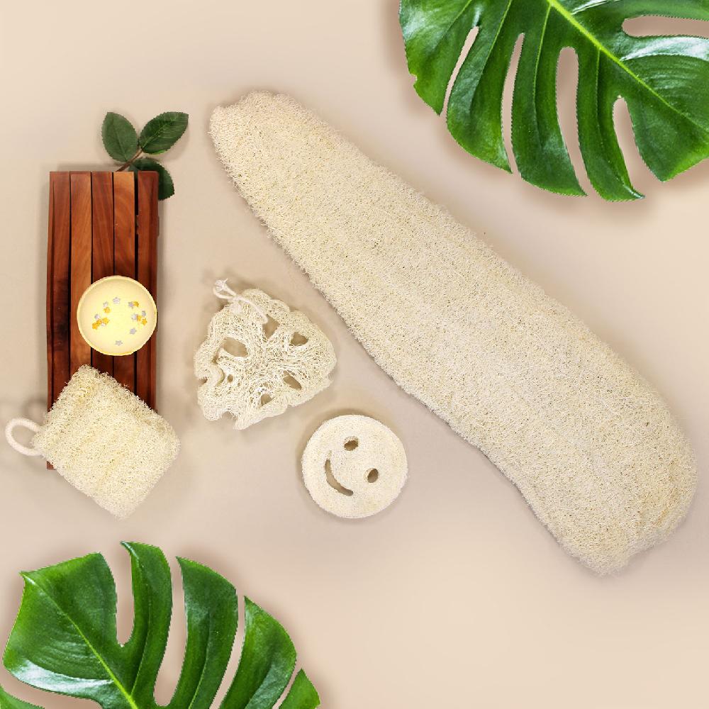 Ancient Wisdom 10x Egyptian Luxury Whole Loofah - Compressed - 60cm+