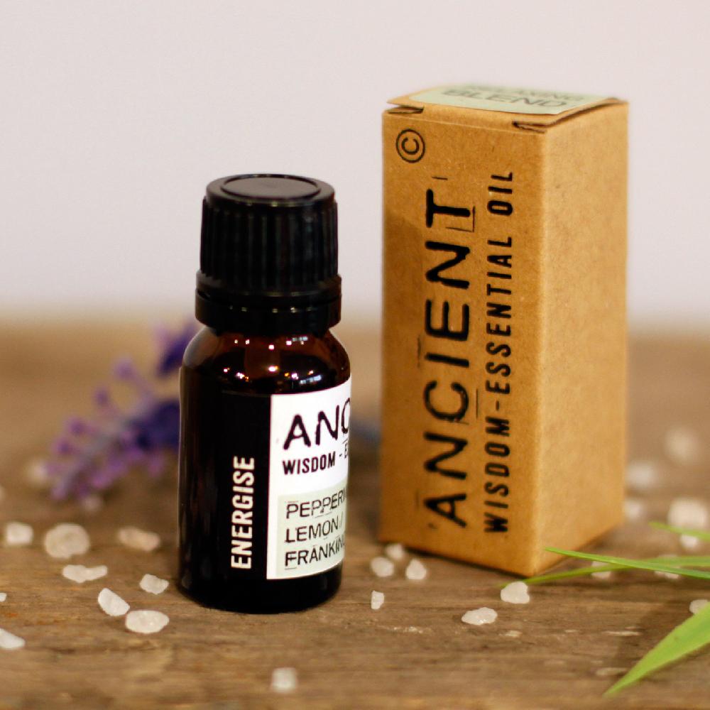 Ancient Wisdom 10x Energising Essential Oil Blend - Boxed - 10ml