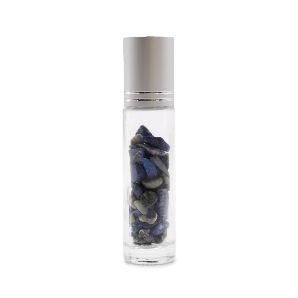 Ancient Wisdom 10x Gemstone Essential Oil Roller Bottle - Sodalite - Silver Cap