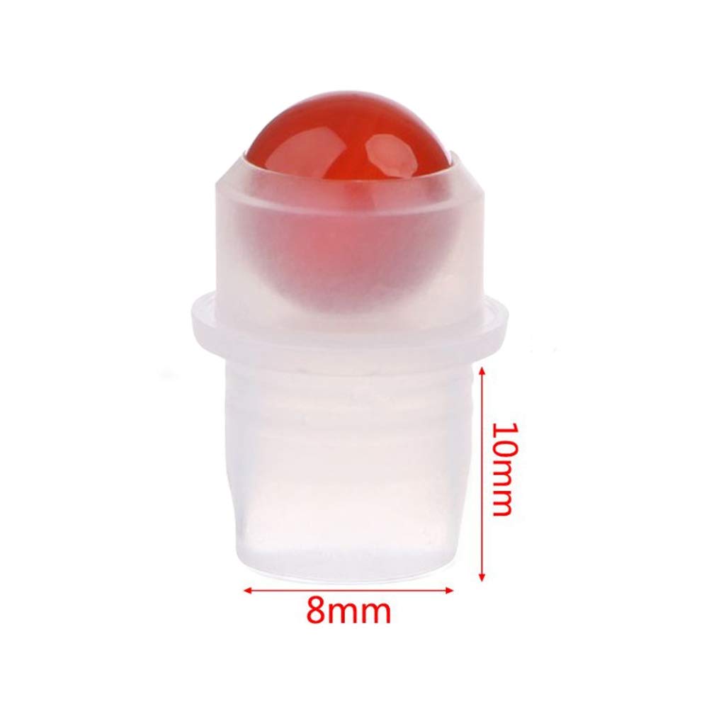 Ancient Wisdom 10x Gemstone Roller Tip For Bottle - Red Jasper