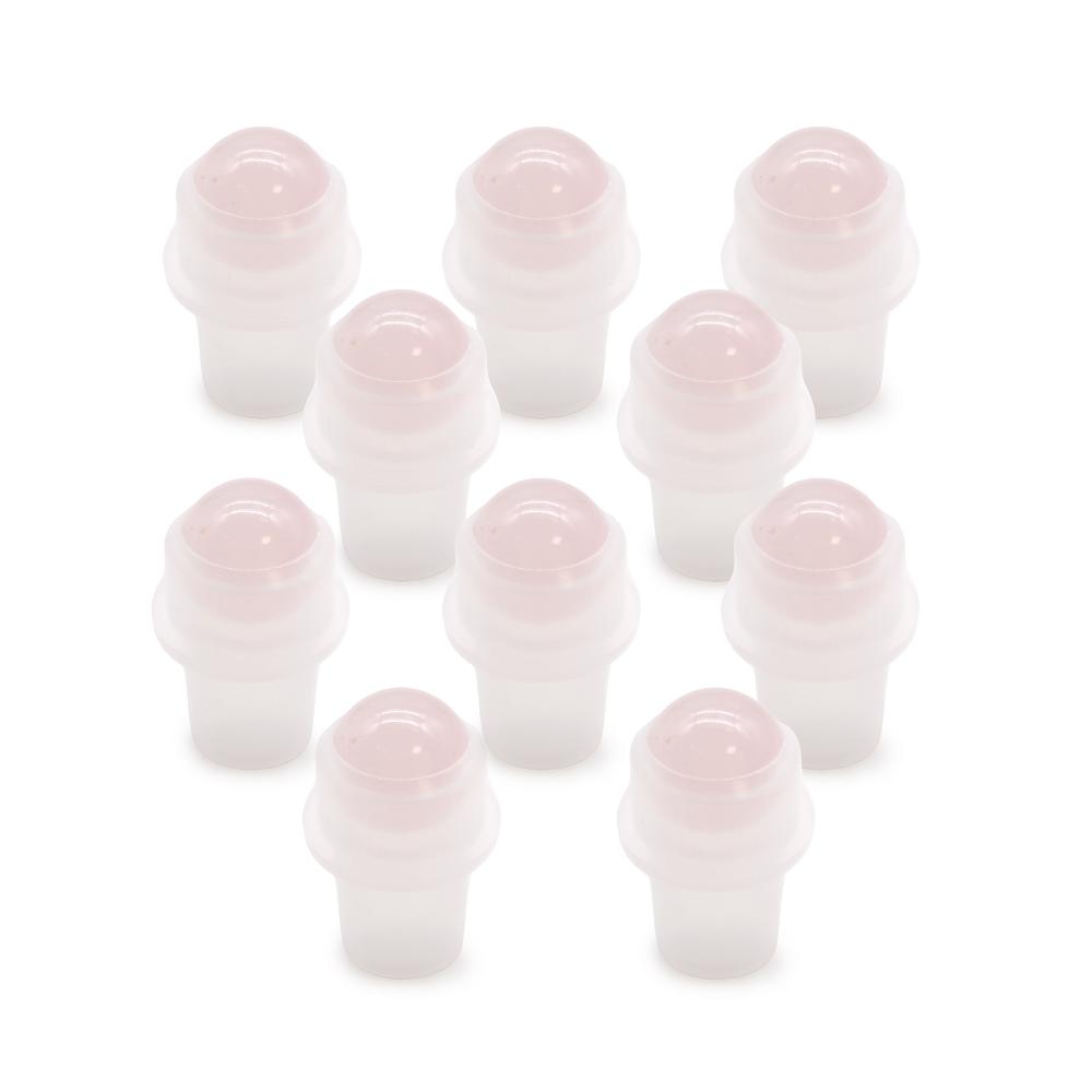 ancient wisdom 10x Gemstone Roller Tip for Bottle - Rose Quartz