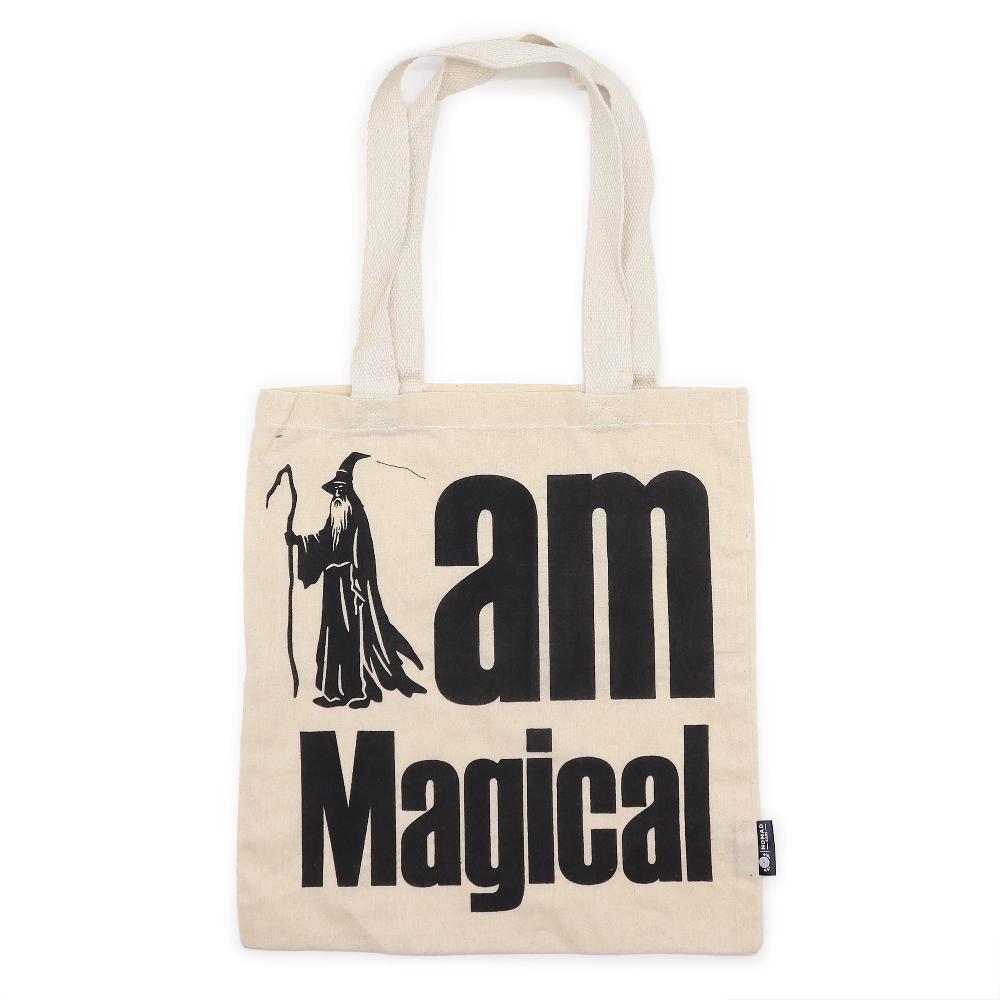 ancient wisdom 10x Iconic Basic Tote Bag - I am Magical - Natural 4oz