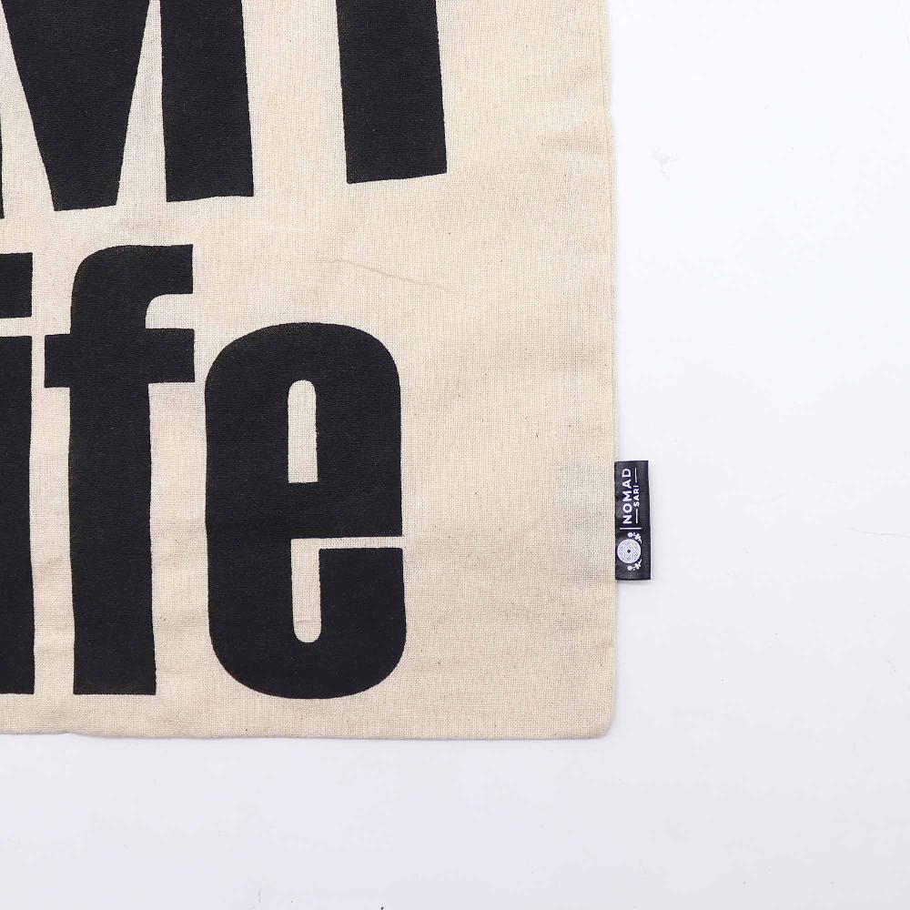 Ancient Wisdom 10x Iconic Basic Tote Bag - IT's MY LIFE - (40x36cm) - Natural 4oz