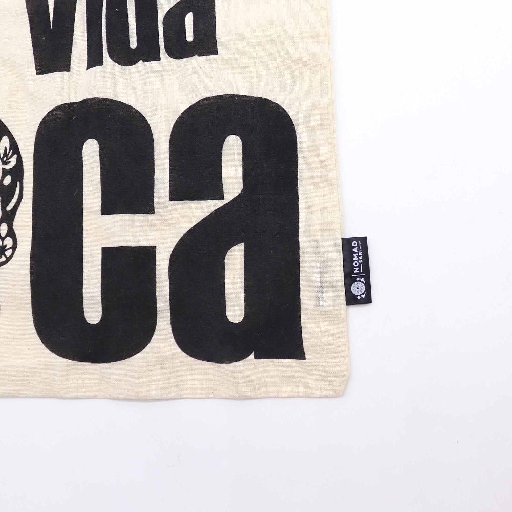 Ancient Wisdom 10x Iconic Basic Tote Bag - Mi Vida Loca - (40x36cm) - Natural 4oz