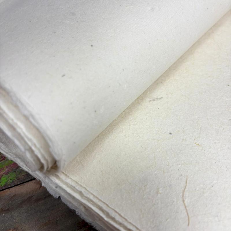 Ancient Wisdom 10x Lokta Craft / Wrapping Paper (510x76cm) - 5gms Plain Paper