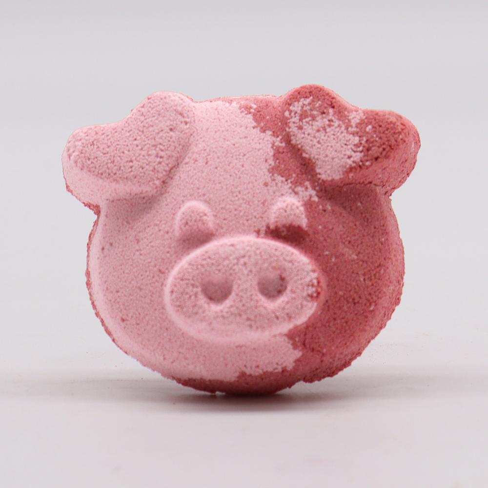 Ancient Wisdom 10x Pig Bath Bomb 70g - Vanilla Cup Cake