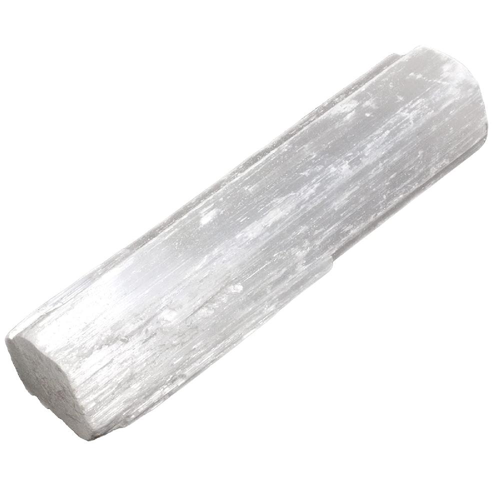 Ancient Wisdom 10x Selenite Stick Raw Crystal - Natural Stone 10 Cm (4 Inch)