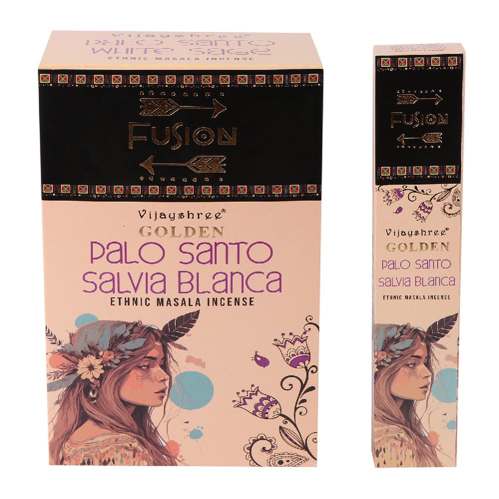 ancient wisdom 12x 15g Golden Fusion Incense Sticks - Palo Santo and White Sage