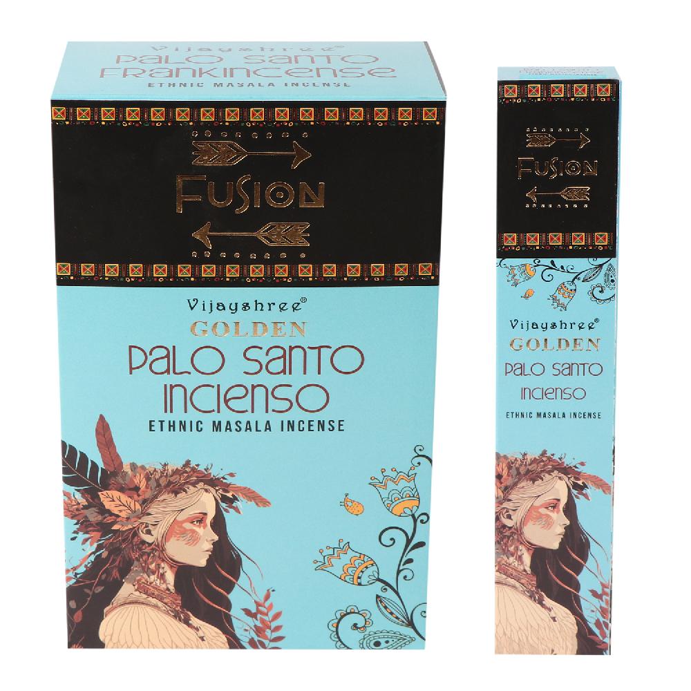 ancient wisdom 12x 15g Golden Fusion Incense Sticks - Palo Santo and Frankincense