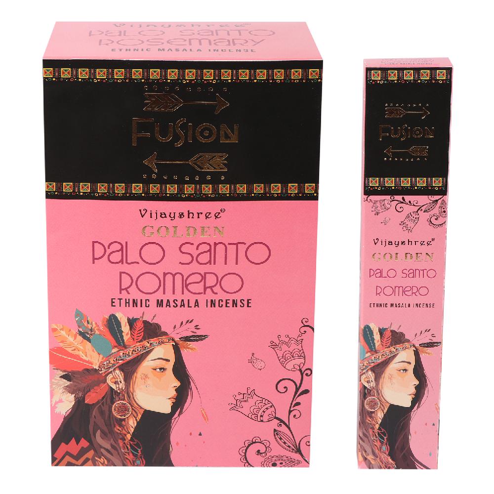 ancient wisdom 12x 15g Golden Fusion Incense Sticks - Palo Santo and Rosemary