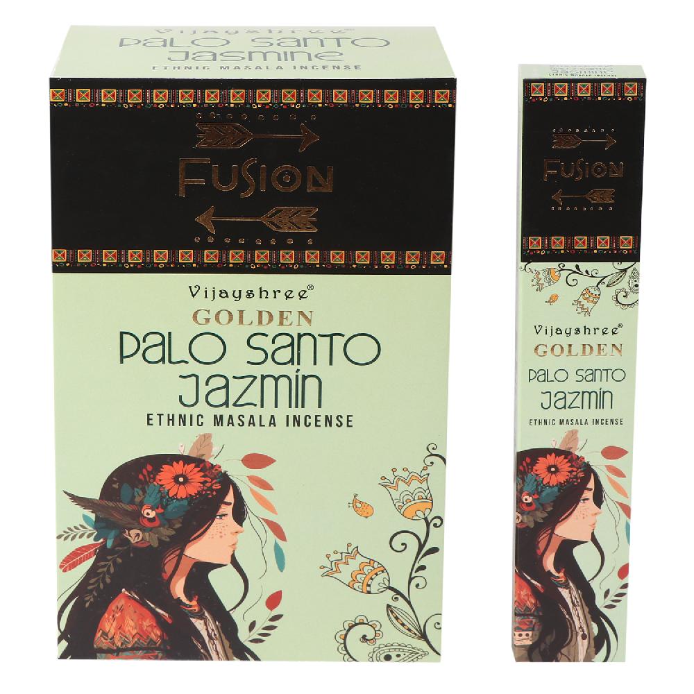 ancient wisdom 12x 15g Golden Fusion Incense Sticks - Palo Santo and Jasmine
