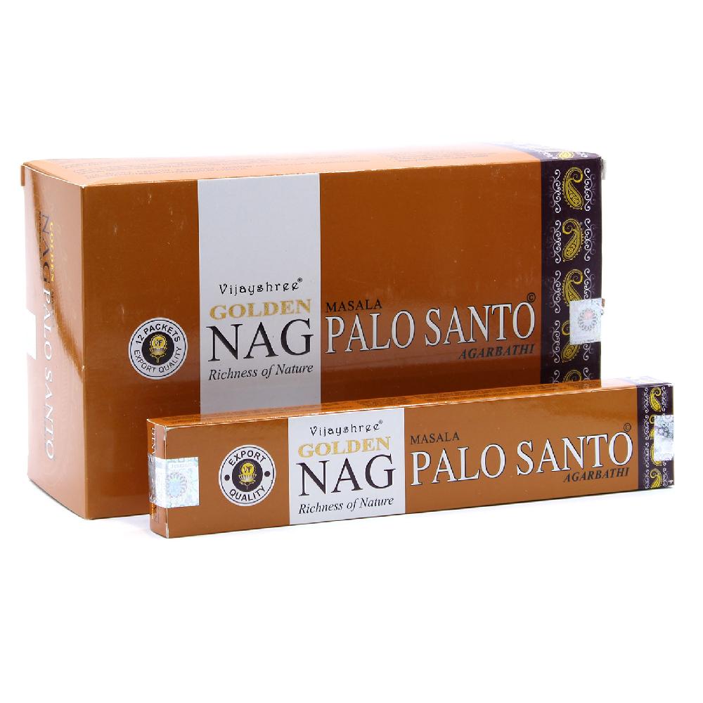 ancient wisdom 12x 15g Golden Nag - Palo Santo Incense