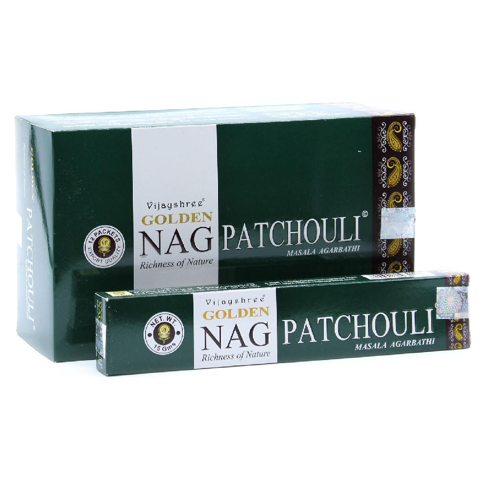 ancient wisdom 12x 15g Golden Nag - Patchouli Incense