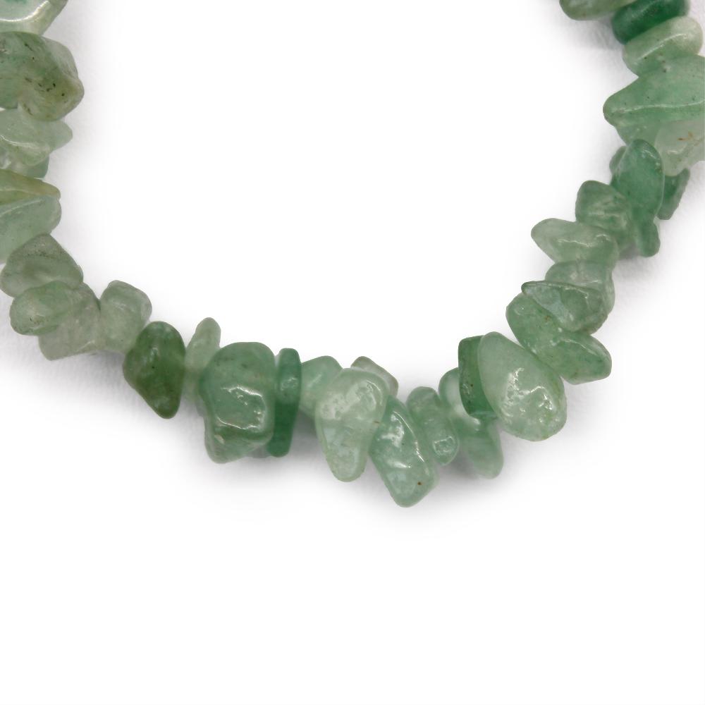 Ancient Wisdom 12x Chipstone Bracelet - Aventurine Green