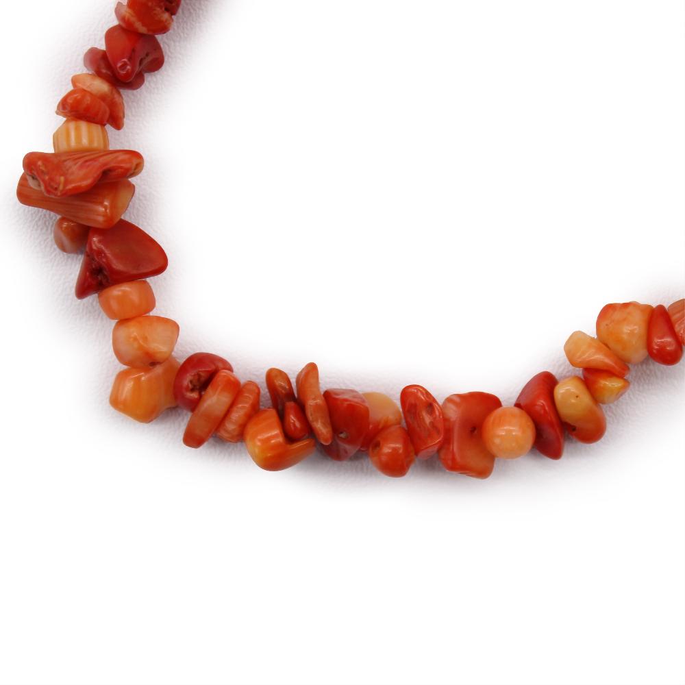 Ancient Wisdom 12x Chipstone Bracelet - Orange Jasper