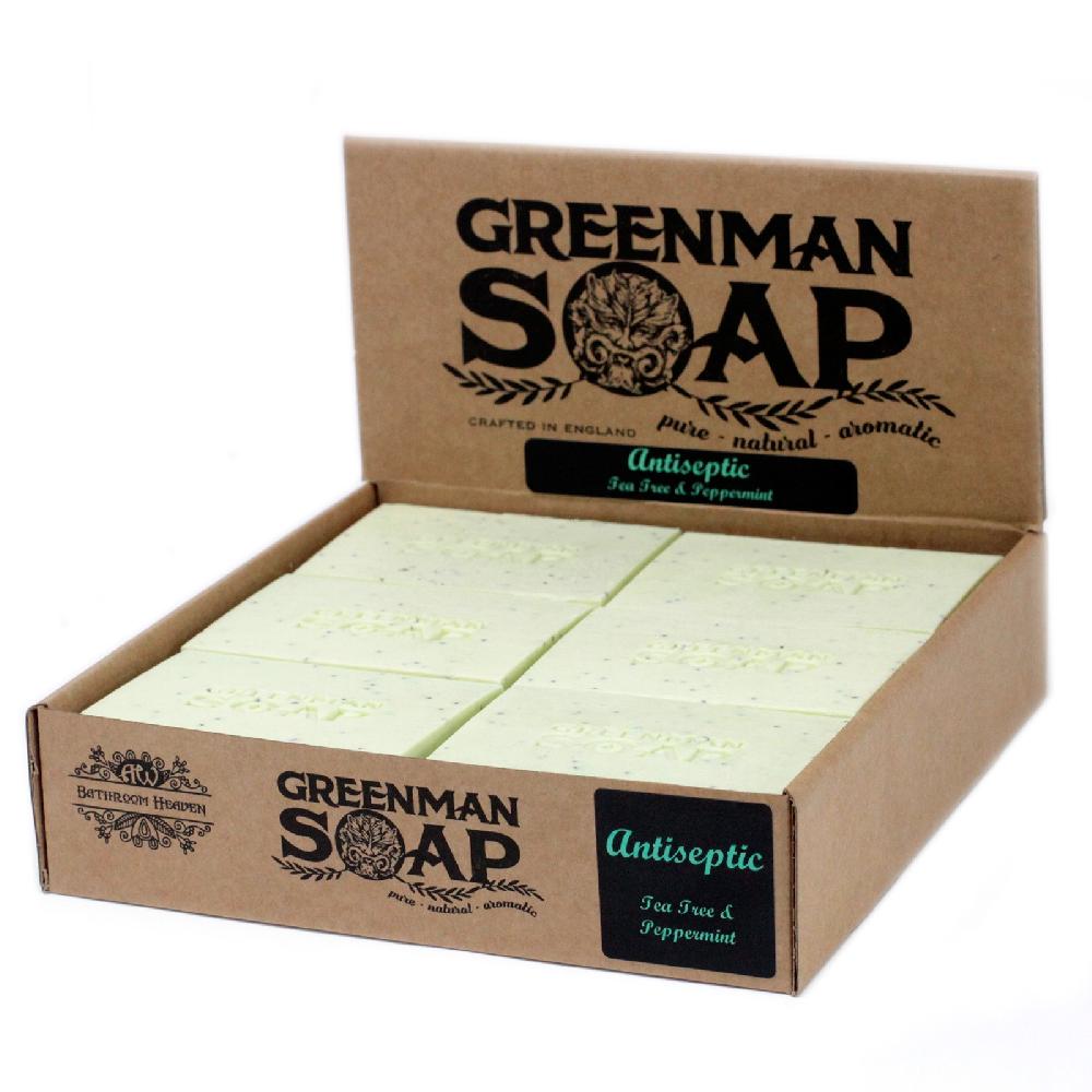 ancient wisdom 12x Greenman Soap 100g - Antiseptic Spot Attack