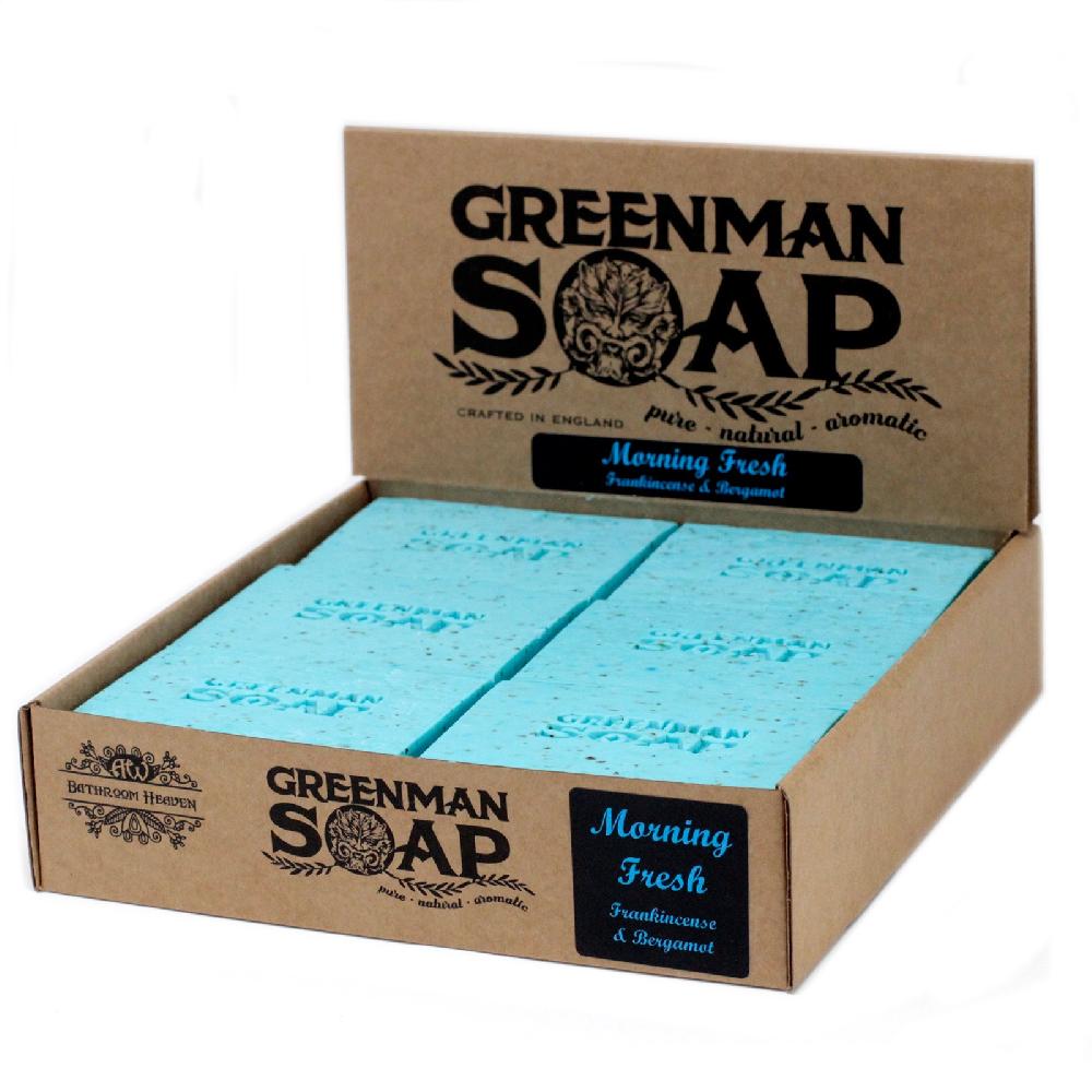 ancient wisdom 12x Greenman Soap 100g - Morning Fresh