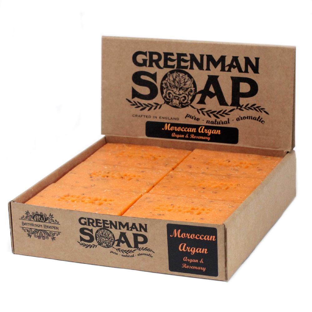 ancient wisdom 12x Greenman Soap 100g - Moroccan Argan