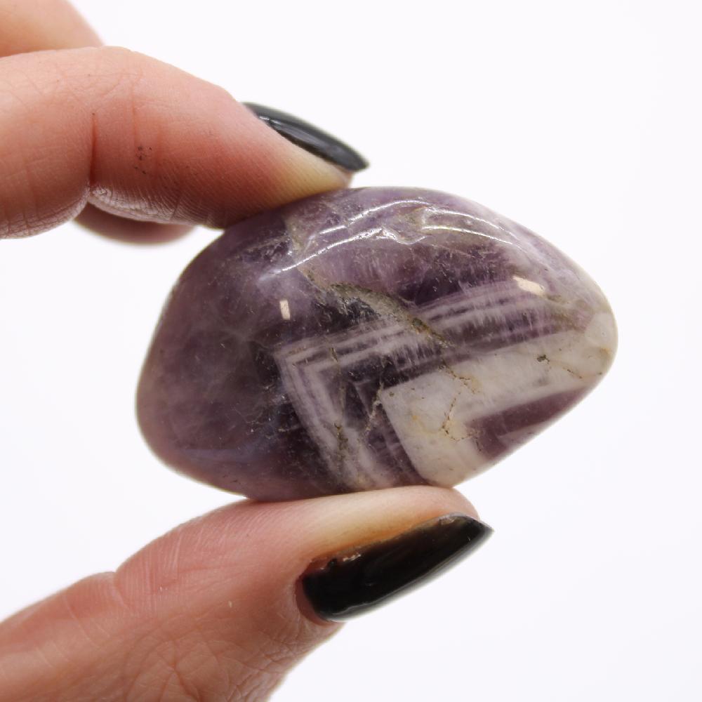 Ancient Wisdom 12x Medium African Tumble Stone - Amethyst
