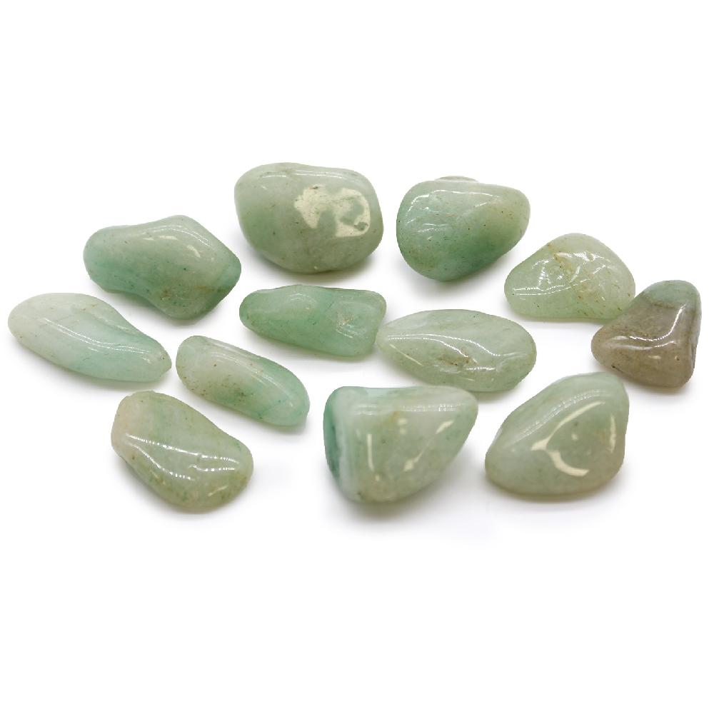 ancient wisdom 12x Medium African Tumble Stone - Aventurine