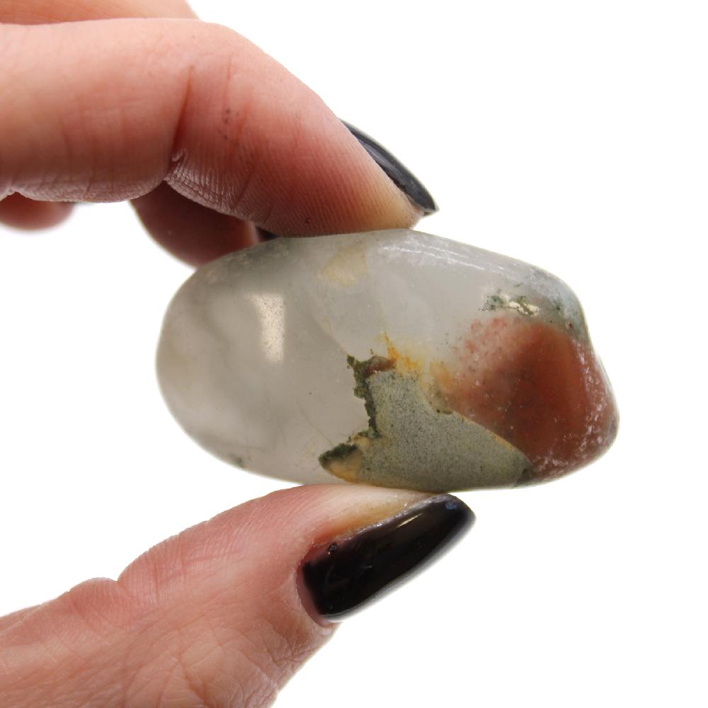 Ancient Wisdom 12x Medium African Tumble Stone - Bloodstone - Sephtonite