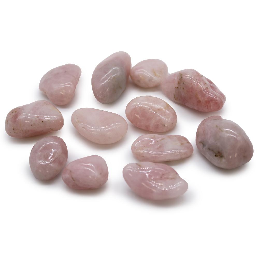 ancient wisdom 12x Medium African Tumble Stone - Rose Quartz