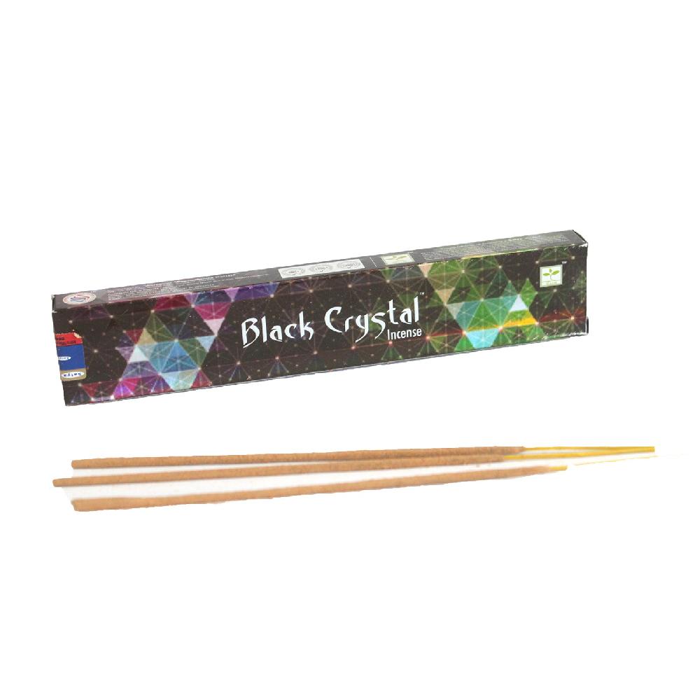 Ancient Wisdom 12x Satya Black Crystal Incense - 15gram