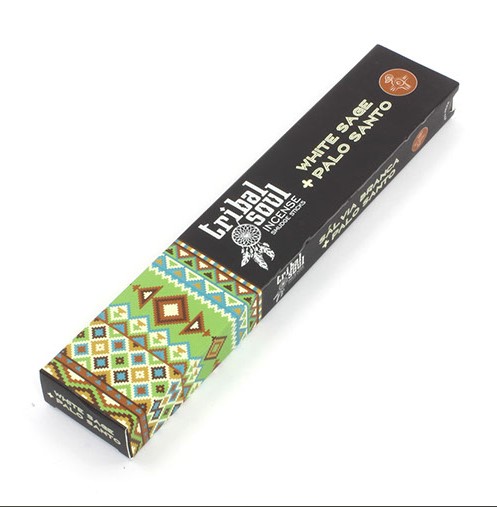 Ancient Wisdom 12x Tribal Soul Incense- White Sage + Palo Santo