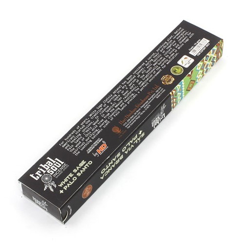 Ancient Wisdom 12x Tribal Soul Incense- White Sage + Palo Santo