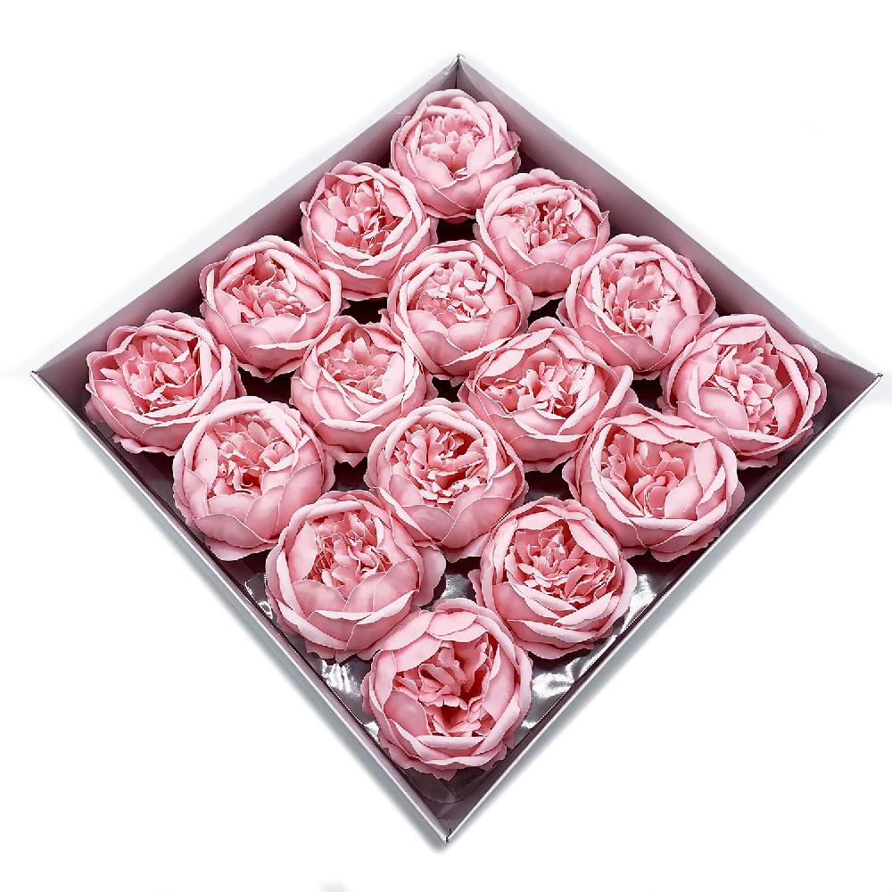 ancient wisdom 16x Craft Soap Flower - Ext Large Peony - Pink